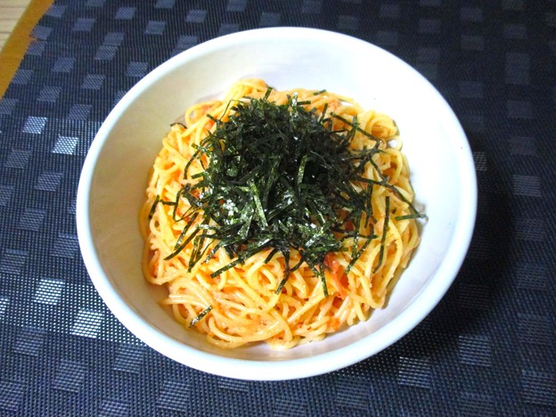 辛子明太子とウニのスパゲッティ