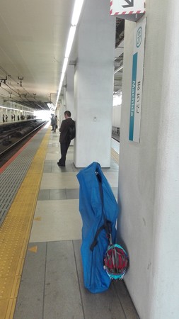 小田急線町田駅 前日移動
