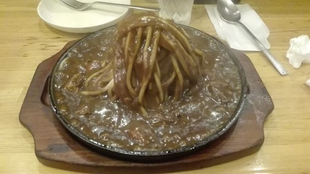 カレースパゲッティ@ハピネス