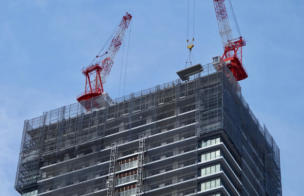 建設進む御園座の高層マンション(2017年4月18日) - 3