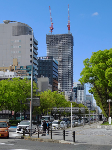 建設進む御園座の高層マンション(2017年4月18日) - 7