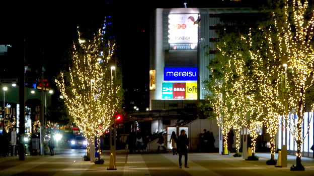 先日始まったばかりの名古屋駅周辺のクリスマス イルミネーション 17 No 3 写真共有サイト フォト蔵