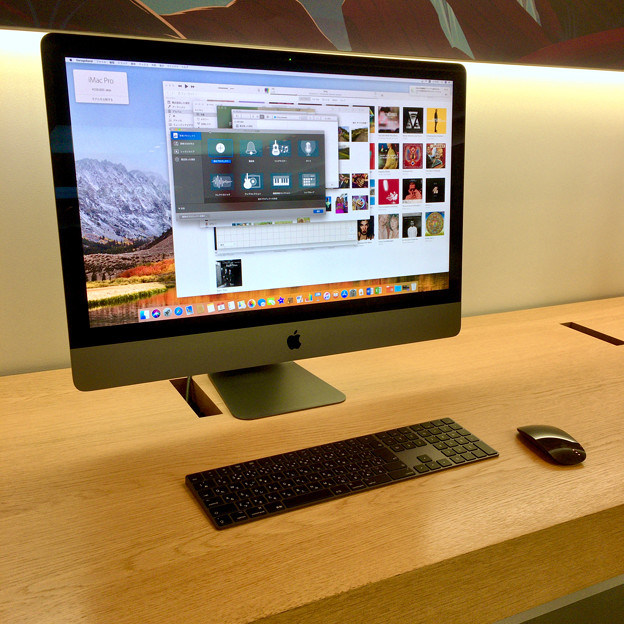 Appleストア名古屋栄に展示されてた「iMac Pro」 - 2