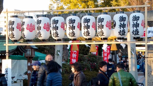 戌年で賑わう2018年正月の「伊奴(いぬ)神社」 - 4