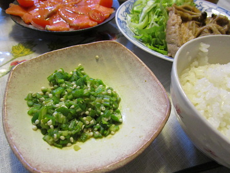 オクラの和え物