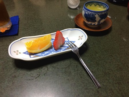 フルーツとお茶