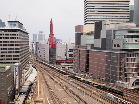 EF81 寝台特急トワイライトエクスプレス 東海道本線大阪駅(ルクア)
