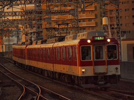 近鉄6000系準急 近鉄南大阪線今川駅02