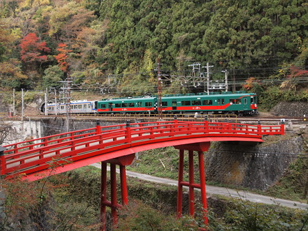 南海2200系天空 南海高野線紀伊神谷~極楽橋