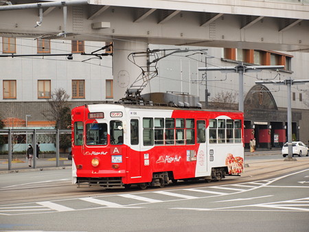 熊本市電1090形 熊本駅前02