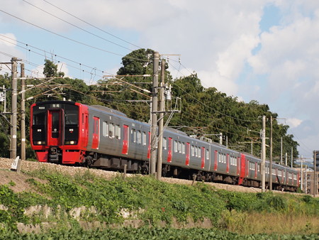 813系快速 鹿児島本線天拝山~原田