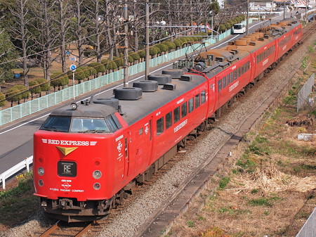 485系特急にちりん 日豊本線高城~鶴崎