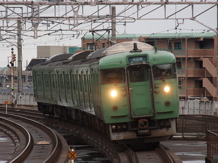 113系普通 湖西線大津京駅02