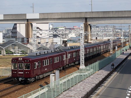 阪急3300系普通 阪急京都線茨木市~南茨木