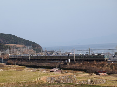 223系新快速 湖西線近江高島~北小松01