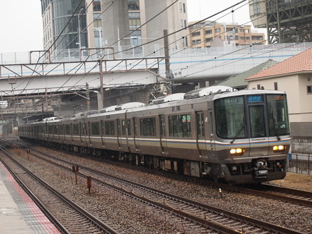 223系新快速 山陽本線舞子駅04