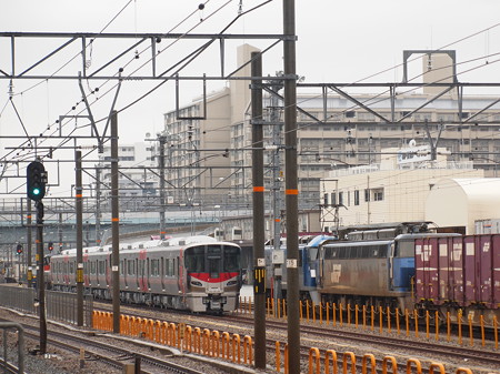 227系甲種輸送 山陽本線鷹取駅02