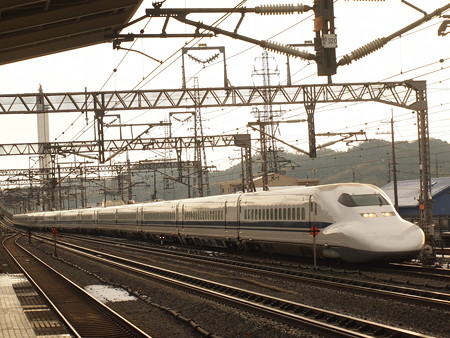 700系こだま 東海道新幹線米原駅01
