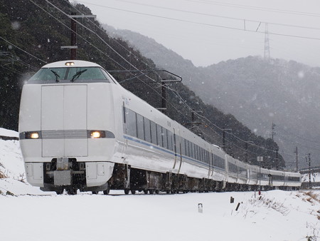 683系特急サンダーバード 北陸本線新疋田~敦賀01