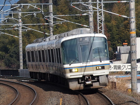 221系普通 湖西線小野駅