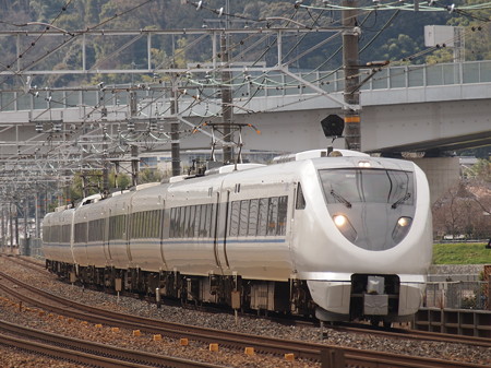 683系回送 東海道本線山崎~長岡京