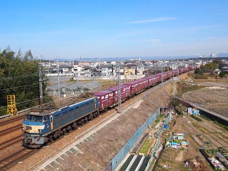 EF66貨物 東海道本線長岡京~山崎01
