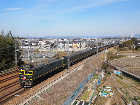EF81 寝台特急トワイライトエクスプレス 東海道本線長岡京~山崎