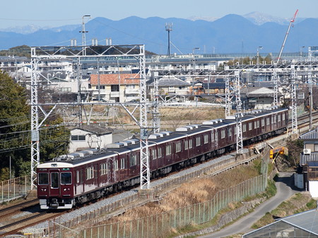 阪急7300系堺筋準急 阪急京都線西山天王山~大山崎