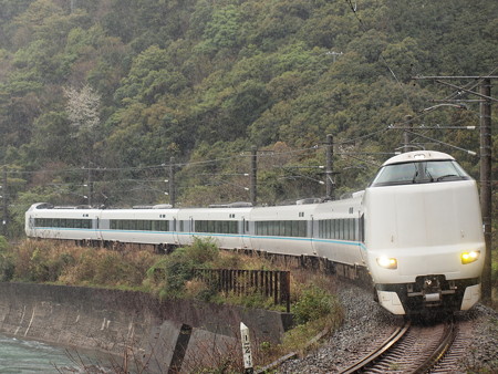 287系特急くろしお 紀勢本線紀伊浦上~下里07