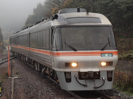 キハ85系特急ワイドビュー南紀 紀勢本線新鹿駅