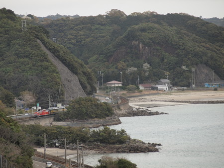 DD51 サロンカーなにわ 紀勢本線紀伊浦上~下里13