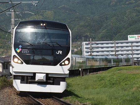 E257系特急あずさ 中央本線下諏訪~岡谷03