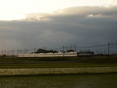 EF65メトロ13000系甲種 東海道本線米原~醒ヶ井02