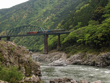 キハ185系四国千年まんなか物語号 土讃線小歩危~大歩危02