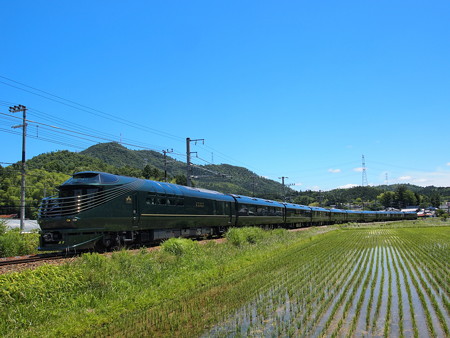 トワイライトエクスプレス瑞風 山陰本線鍼灸大学前~胡麻02