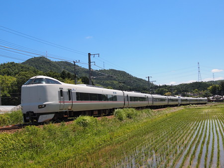 287系特急はしだて 山陰本線鍼灸大学前~胡麻
