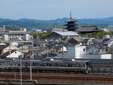 225系新快速 東海道本線京都~西大路