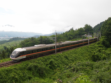 383系特急しなの 篠ノ井線姨捨~稲荷山02