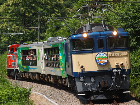 EF64 北アルプス風っこ 大糸線白馬大池~千国04