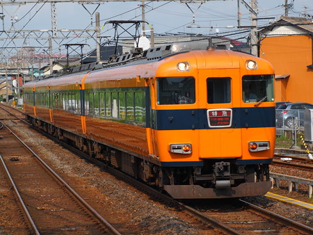 近鉄12400系特急 近鉄名古屋線弥富駅