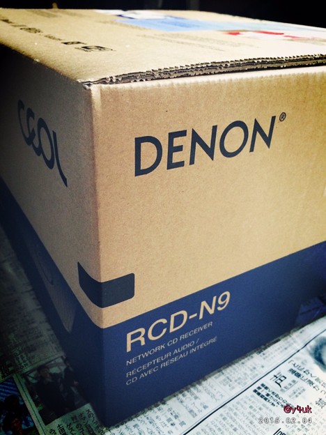Photos: 2.4 DENON到着～新しいステレオを注文したよ～