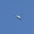 Photos: 12:06 TBS報道ヘリコプターも川越名門ゴルフ場へGo～Blue&White爽やか機体～トランプ来日11.5