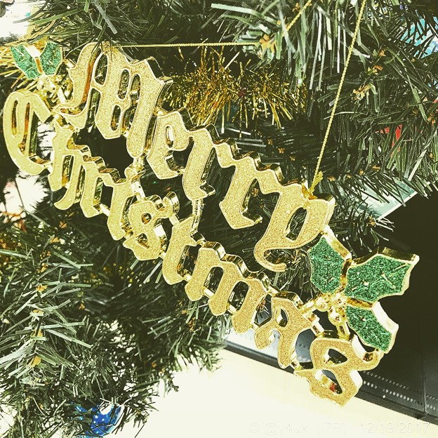 Photos: Merry Christmas ～よくあるツリーのロゴ～きょうはクリスマスきょうもクリぼっち