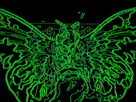 地底探検_怪獣-green