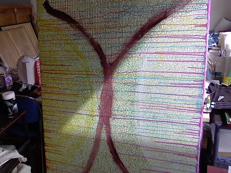 絵画学科が二階に