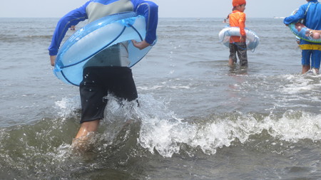 遠浅の海