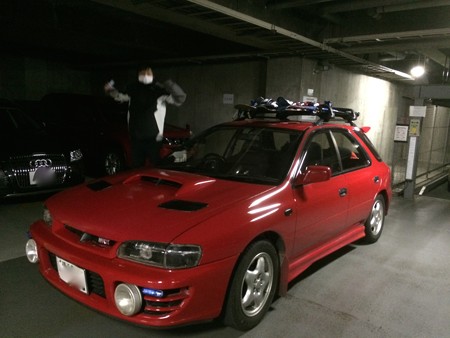 この後スキー降ろしましたw