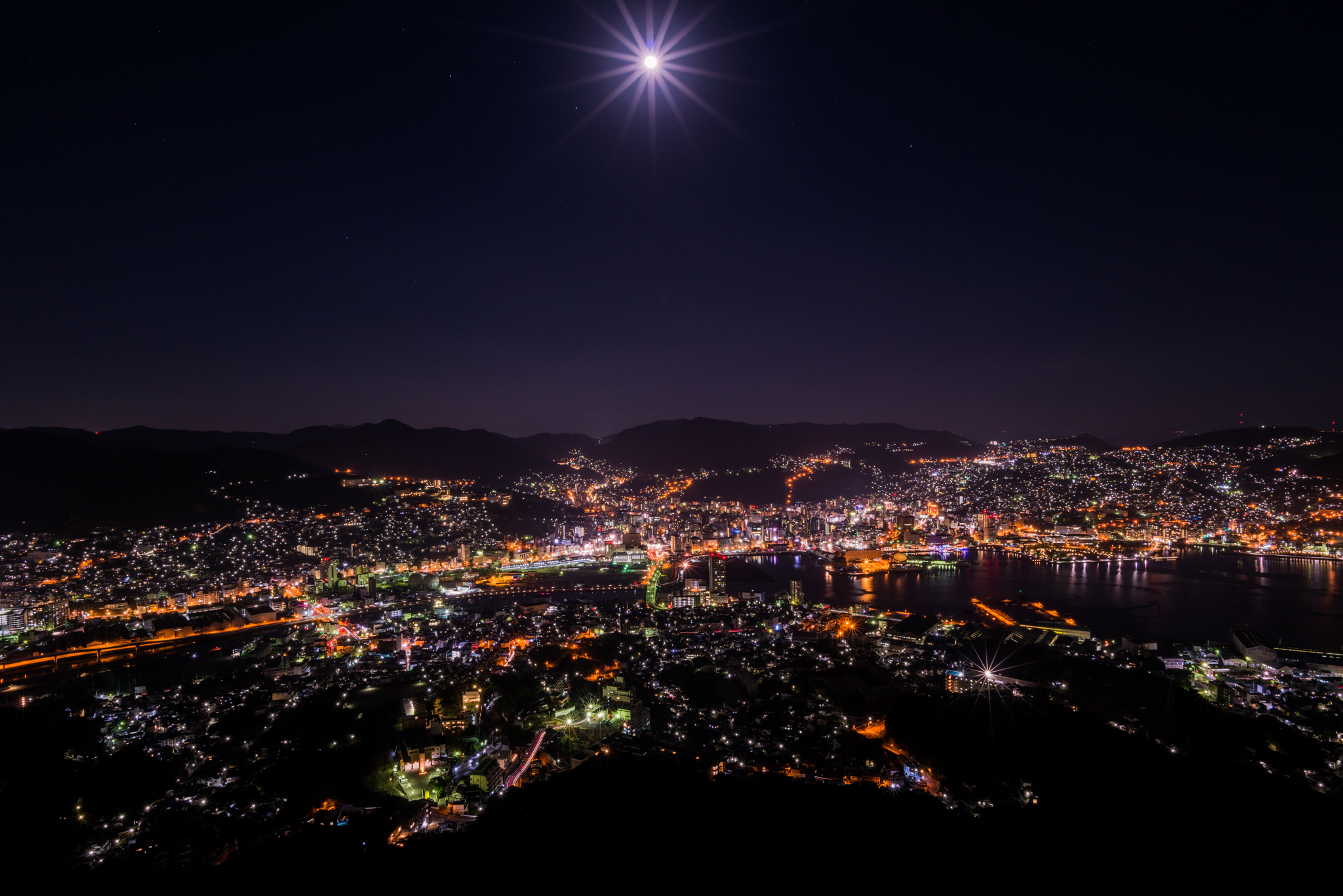 稲佐山からの夜景-20mm-2