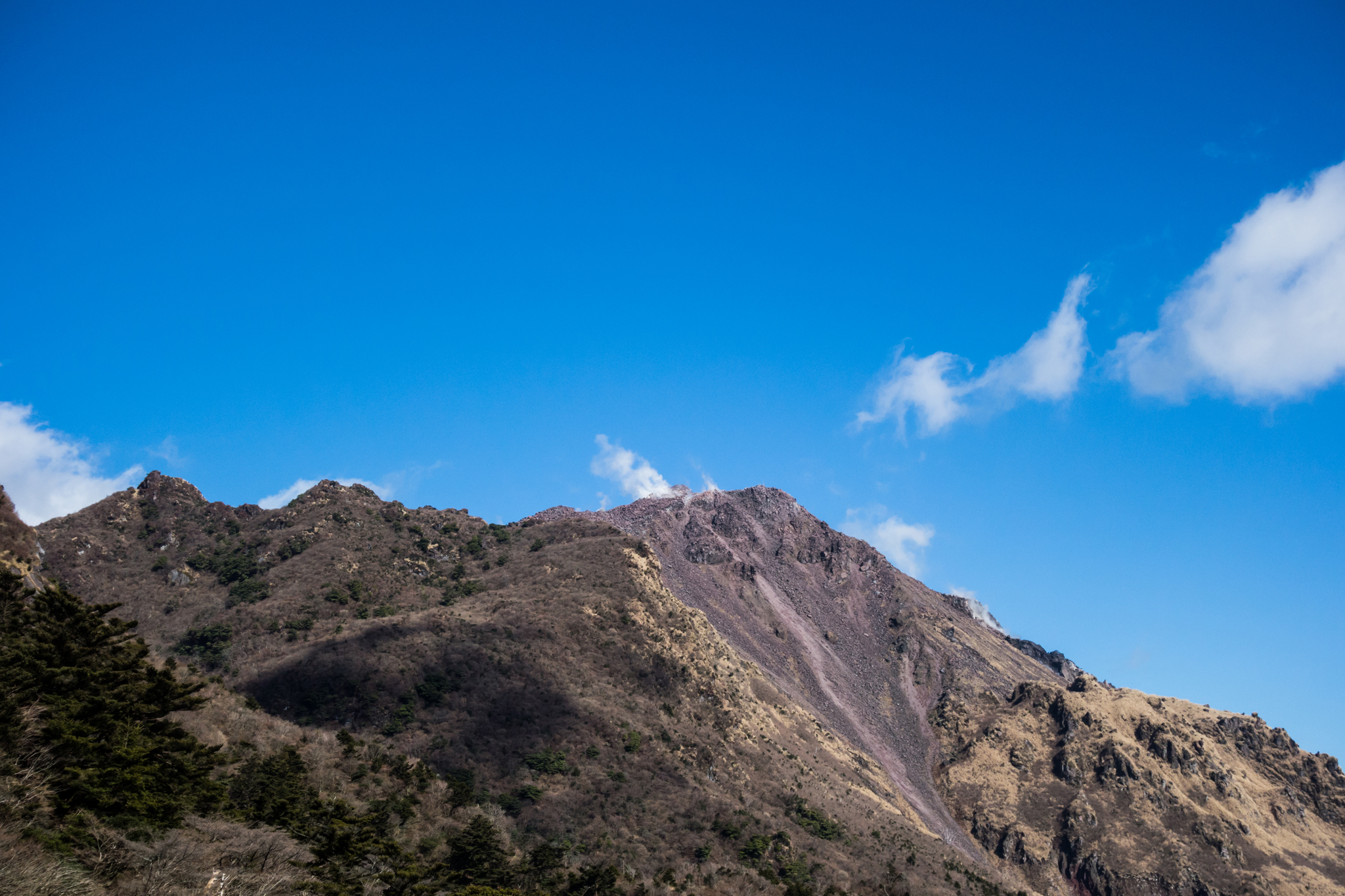 下山して平成新山を振返る