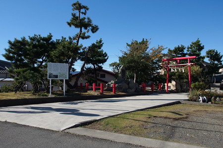 富士塚の入口